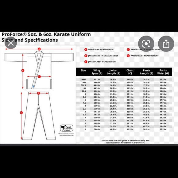 Pro Force Taekwondo Light Weight Black Gi Pants #5 - Picture 7 of 7